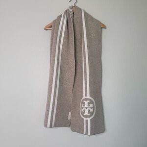 Tory Burch Logo Reversible Scarf